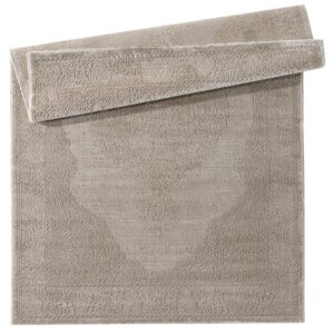OZ Home Elyse Vloerkleed Taupe 160x230 cm – Modern Medaillon – Laagpolig 10 mm