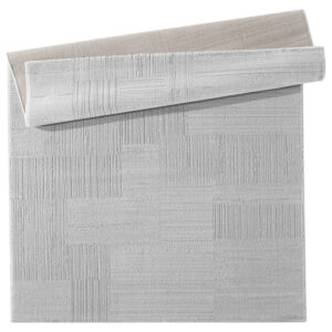 OZ Home Elyse Structure Vloerkleed Grijs 160x230 cm – Modern Reliëf Tapijt met Blokstructuur – Laagpolig 10 mm