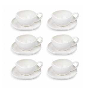 Bricard Barles Espressoset 12-delig Wit – 125 ml